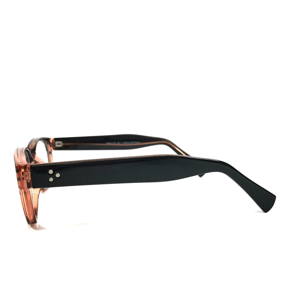 Casino Eyewear Eyeglasses Frames DAKOTA BLACK/PINK Rectangle Full Rim 52-18-140